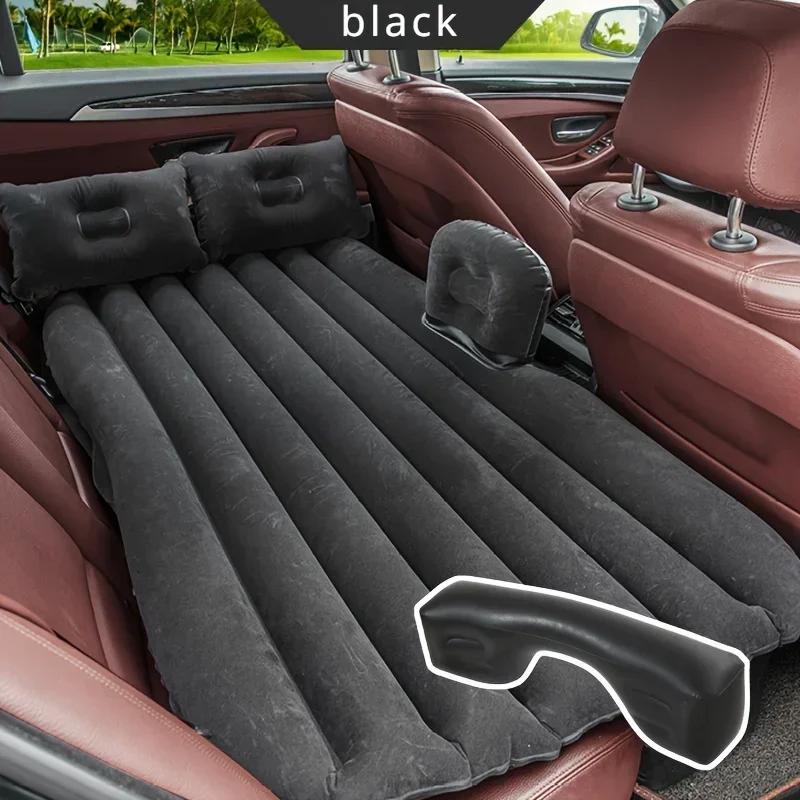 1 Set Universal Car Air Inflatable Travel Mattress Bed Universal for Back Seat Multi Functional Sofa Pillow Outdoor Camping Mat