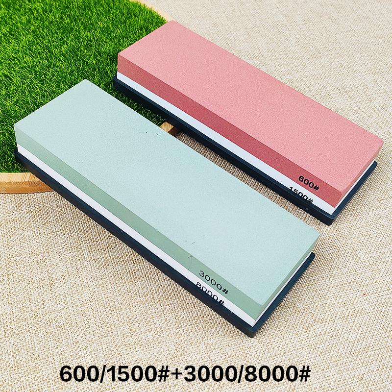 Piatră de ascuțit Ascuțitor de cuțite Piatră de ascuțit profesională Set cu două laturi Dispozitiv de șlefuit Piatră umedă de apă Accesorii pentru bucătărie Instrumente