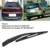 Rear Windshield Wiper Arm Blade Set 6429T8 Parts Replacement for Citroen C3 2002‑2017