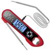 Foldable Waterproof Dual Probe BBQ & Meat Cooking Thermometer