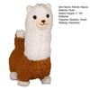 Interactive Robotic Alpaca Lifelike Walking Sounding Stuffed Animal Realistic Alpaca Plush