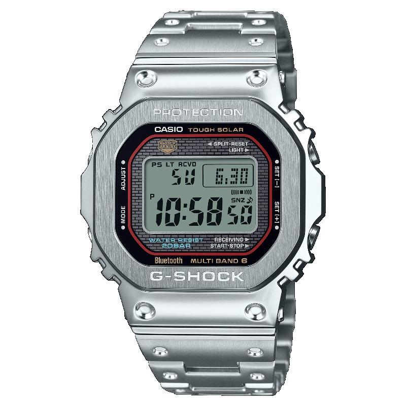 Casio G-SHOCK Men's Stainless Steel 200M Water Resistant Shock Resistant Quartz Watch GMW-B5000D-1C
