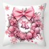 Runtow 45x45cm Christmas Throw Pillow Cover Merry Christmas Decor for Home Xmas Navidad 2025 Santa Claus Gifts New Year 2026