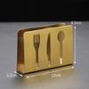 Abay Gold Stainless Steel Mountain Shape Napkin Holder