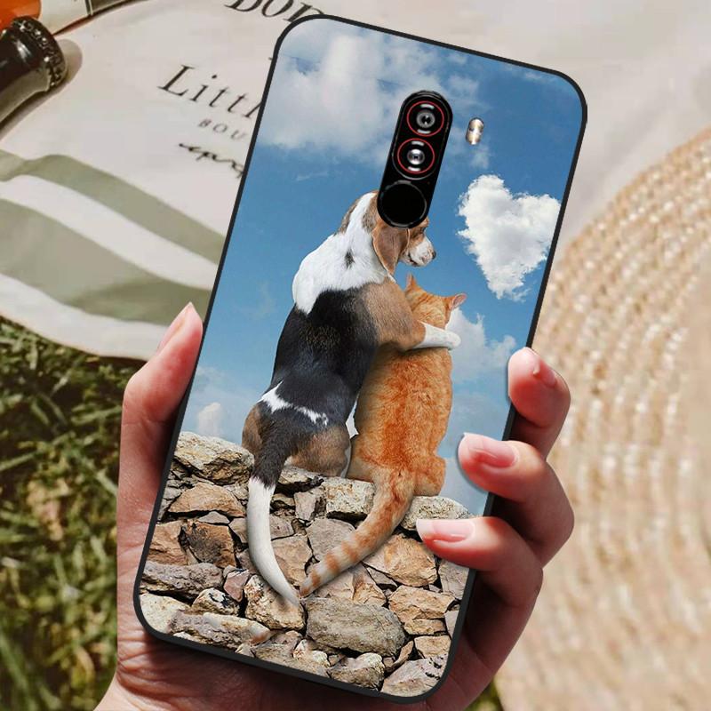 For xiaomi mi pocophone f1 Case Silicon Back Cover Phone Case for xiaomi poco F1 Cases Pocofone F1 6.18 inch Soft bumper coque