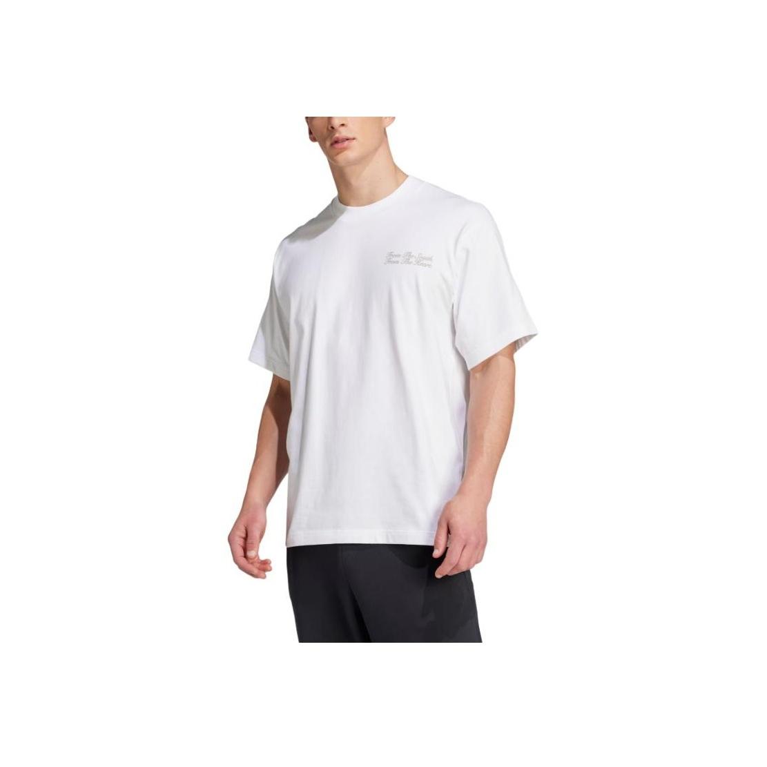 

Adidas X Коллаборация BSTN X ФК Бавария Удобный Универсальный Пуловер Футболка с Коротким Рукавом Унисекс Футболка Белая JF0575 L