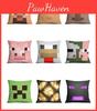 Minecraft Pillowcase Sofa Cushion Cover Home Decoration Steve Creeper Cartoon