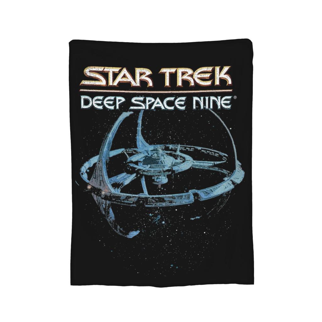Stars Treks Deep Space Nine Space Blanket Fleece  Multi-function Lightweight Thin Throw Blanket for Bed Couch Bedspread