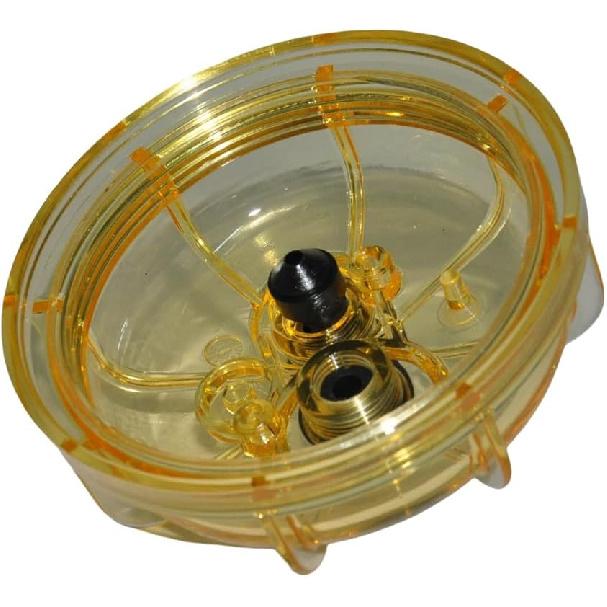 Fuel Filter Water Separator Bowl Assembly RK21113-01 Compatible With Applicable filter element part no. For R45T R45P R45S R60T R60P R60S R90T R90P