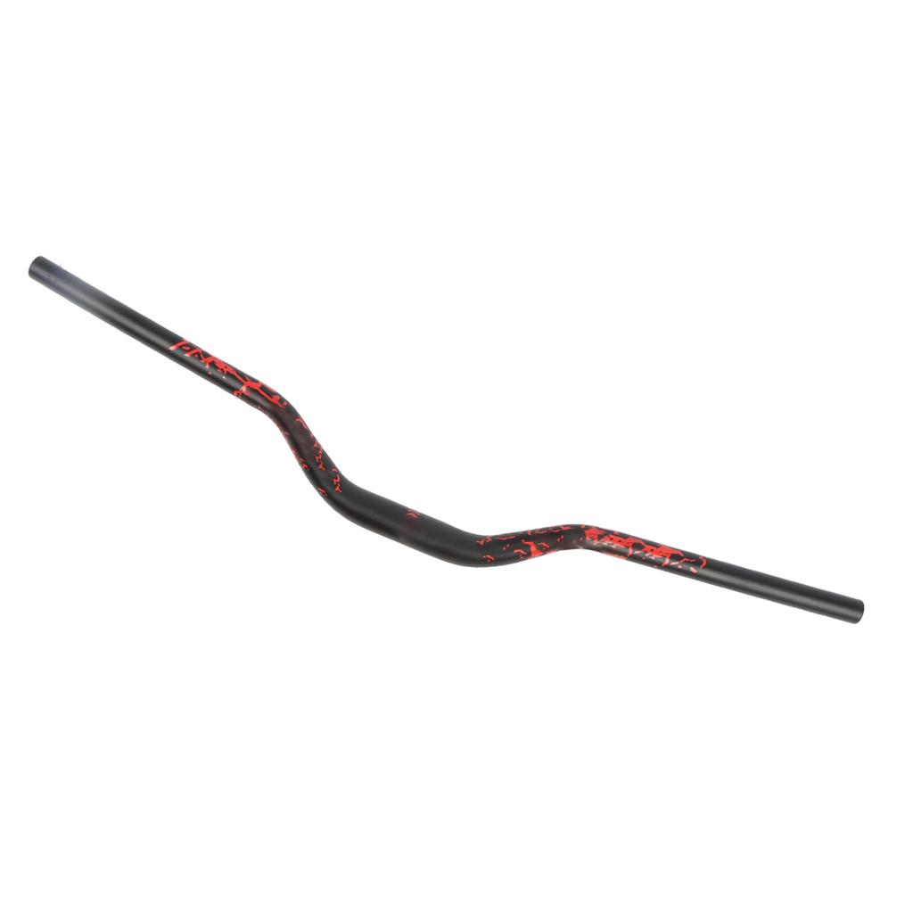 31.8MM Mountain Cycling Handlebar Aluminum Alloy Riser Handlebar 55MM Rise 780MM Length Cycling Bar with Matte Surface