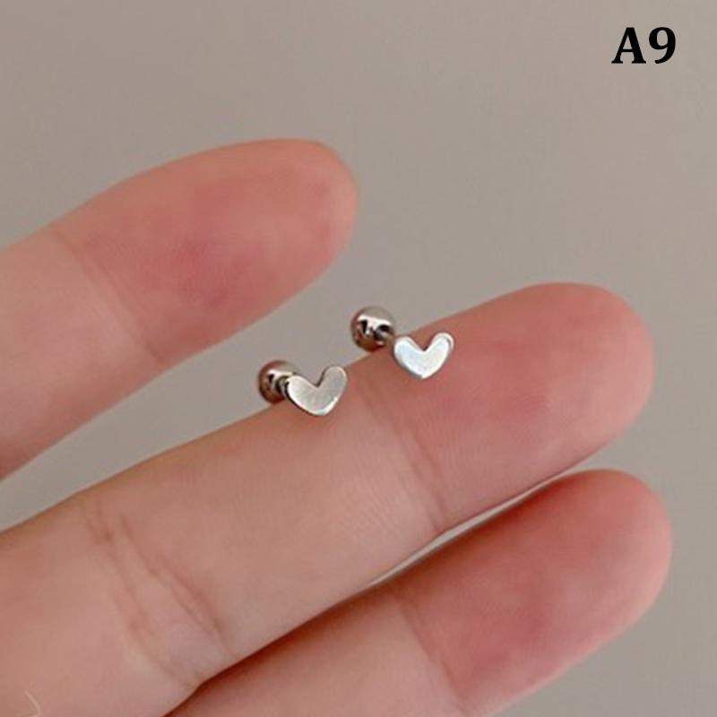 1Pair Ear Piercing Tragus Cartilage Dangle Earrings Helix Conch Rook Lobe Stud Ear Studs Body Jewelry