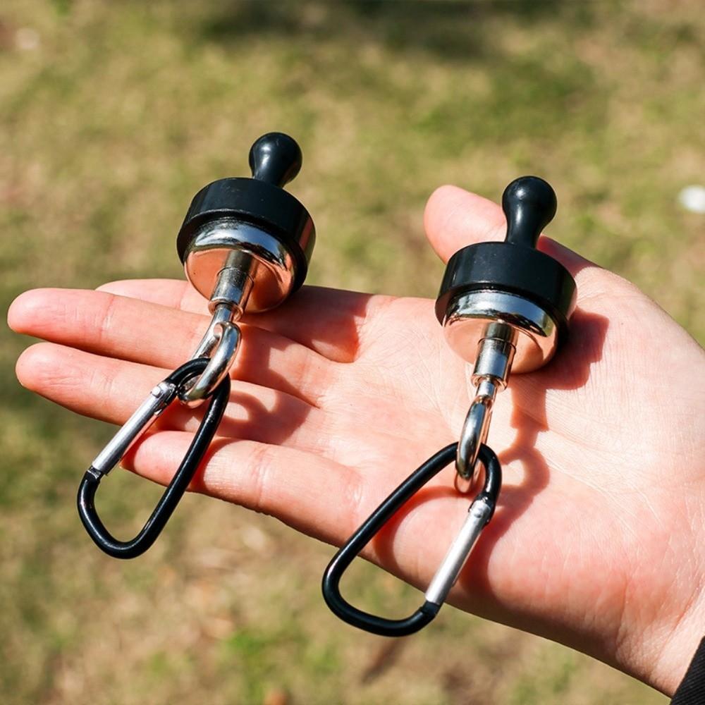 5pcs Reusable Magnetic Tent Hook Fasteners Tent Hanging Light Clip  Outdoor Activities