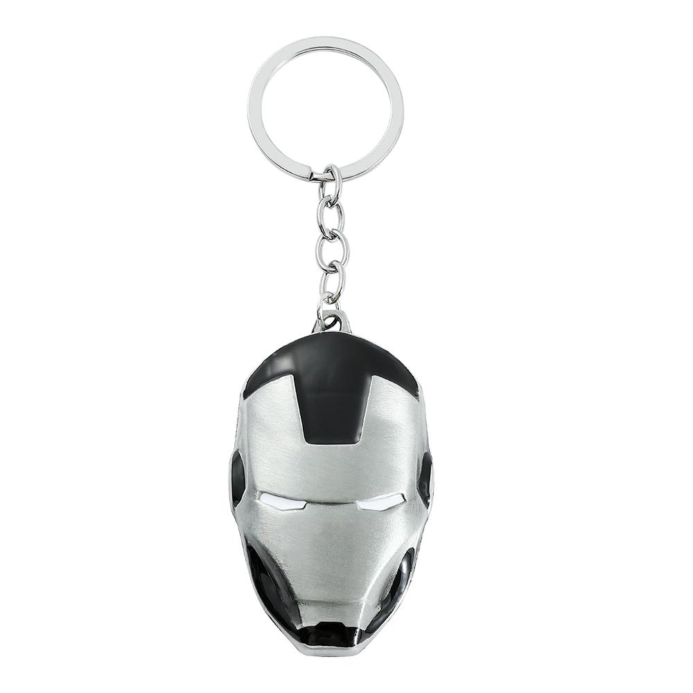 Superhero Metal Keychain Bag Avengers Pendant Thor Hammer Deadpool Spiderman Iron Man Captain America Keyrings for Carry Mini Lightweight Portable