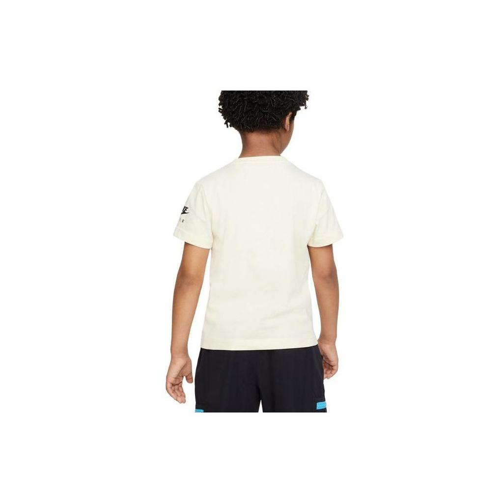 Nike T-Shirt Balloon Letter Logo Print Round Neck Short Sleeve Kids tops FQ0920-113