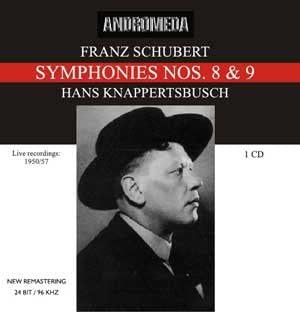 CD HANS KNAPPERTSBUSCH - Schubert Symphonies Nos 8 & 9 ANDRCD9025 Andromeda 2008 Europe Classical Used