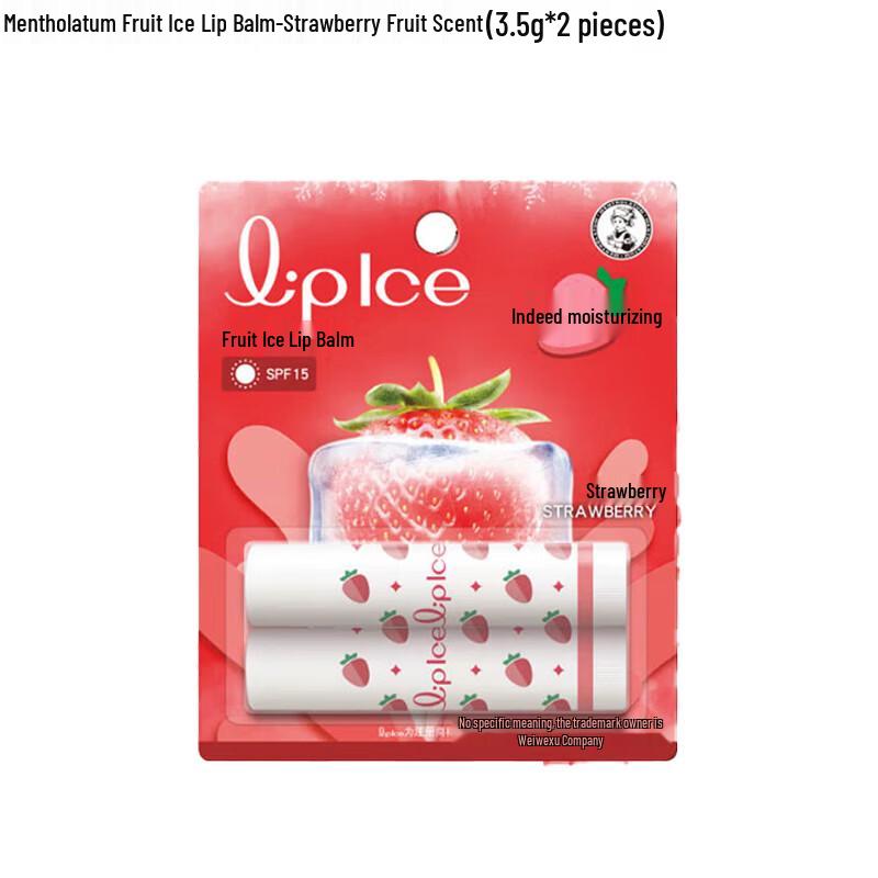Mentholatum Strawberry Fruit Lip Balm