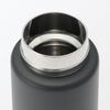MUJI Vacuum Insulated Insulated Bottle with 76049050 Handle, 750mL, Black,