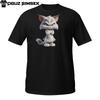Diva Cat T-Shirt – Grumpy Cartoon Kitty In Dress with Maximum Sass