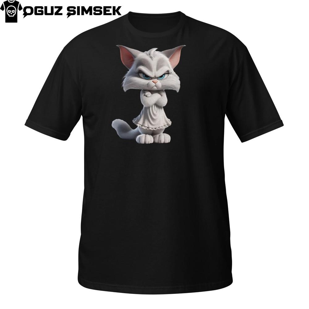 

Футболка Diva Cat – Сердитый мультяшный котенок в платье с максимальным сарказмом M