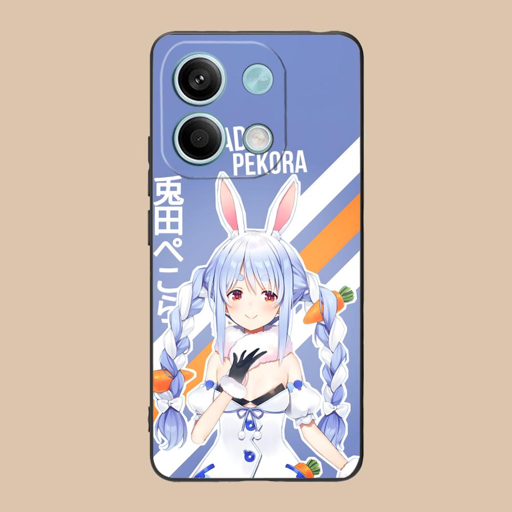 Holo Usada Pekora Matte TPU Mobile Phone Case for POCO M7 M6 M5 M4 M3 X7 X6 X5 X4 X3 Pro GT 5G Colorful Printing Cover