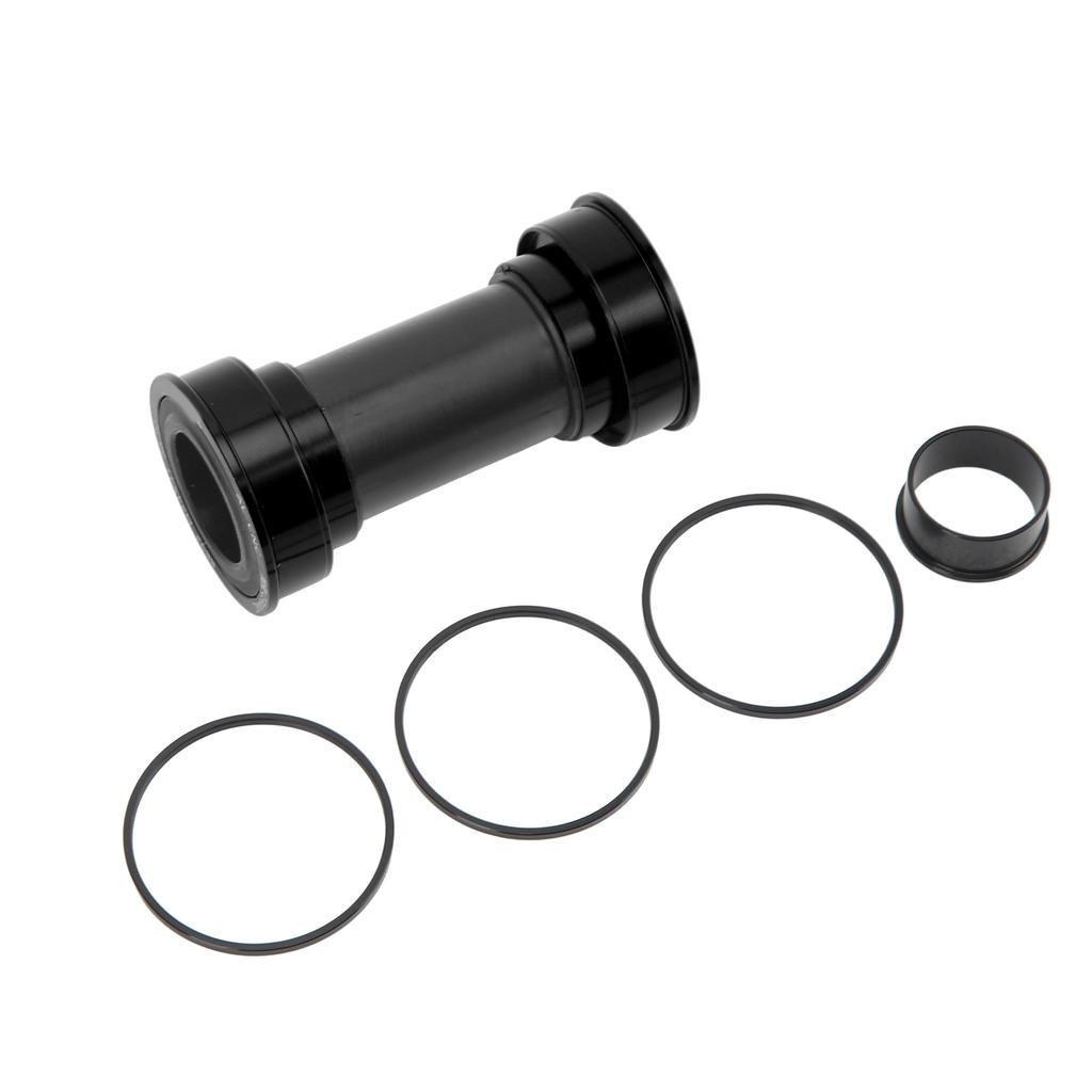 LeBycle BB92 Mountain Bike Sealed Center Axle Bike Crankset Press in Ceramic Bottom Bracket Black