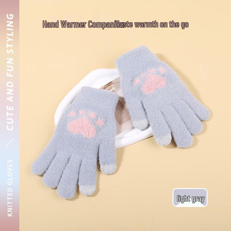 

Gu Teng Women s Cute Plush Knit Winter Gloves