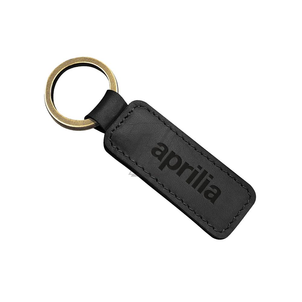 Motorcycle Keychain Cowhide Key Ring Case for Aprilia RSV4 RS125 RS250 Cowhide Key Chain