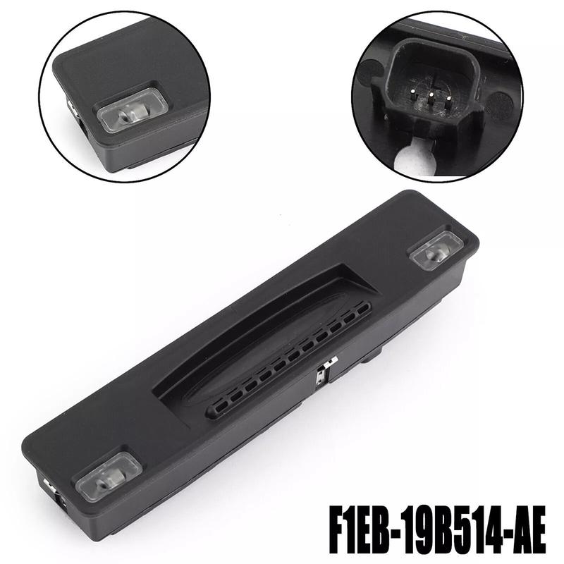 Vehicle Tailgate Access Trunk Handle Switch Black Long-lasting ge OEM Number F1EB-19B514-AE Sleek Black Finish