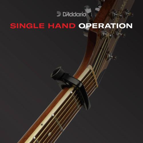 D'Addario NS Classical Capo Pro PW-CP-04, Lightweight Aluminum Capo for Classical Guitar