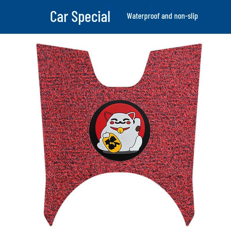 DaFu DX150 Coil Foot Mats: Waterproof, Sun-Protected, Dirt & Wear-Resistant Pedal Mats with Modified Accessories & Ornaments.