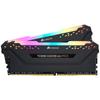 Corsair DDR4-3600MHz Desktop PC Memory VENGEANCE RGB PRO Series 32GB [16GB X 2] CMW32GX4M2Z3600C18