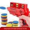 Kids' Interactive UFO Soft Bullet Gun - Parent-Child Shooting Toy with EVA Carrot Design