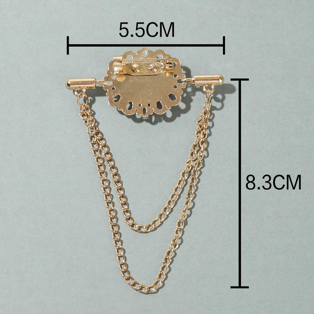 1PC Women's Fashion Trendy Charm Brooch Zircon Accessories Suitable for Date, Party, Festival Gifts
