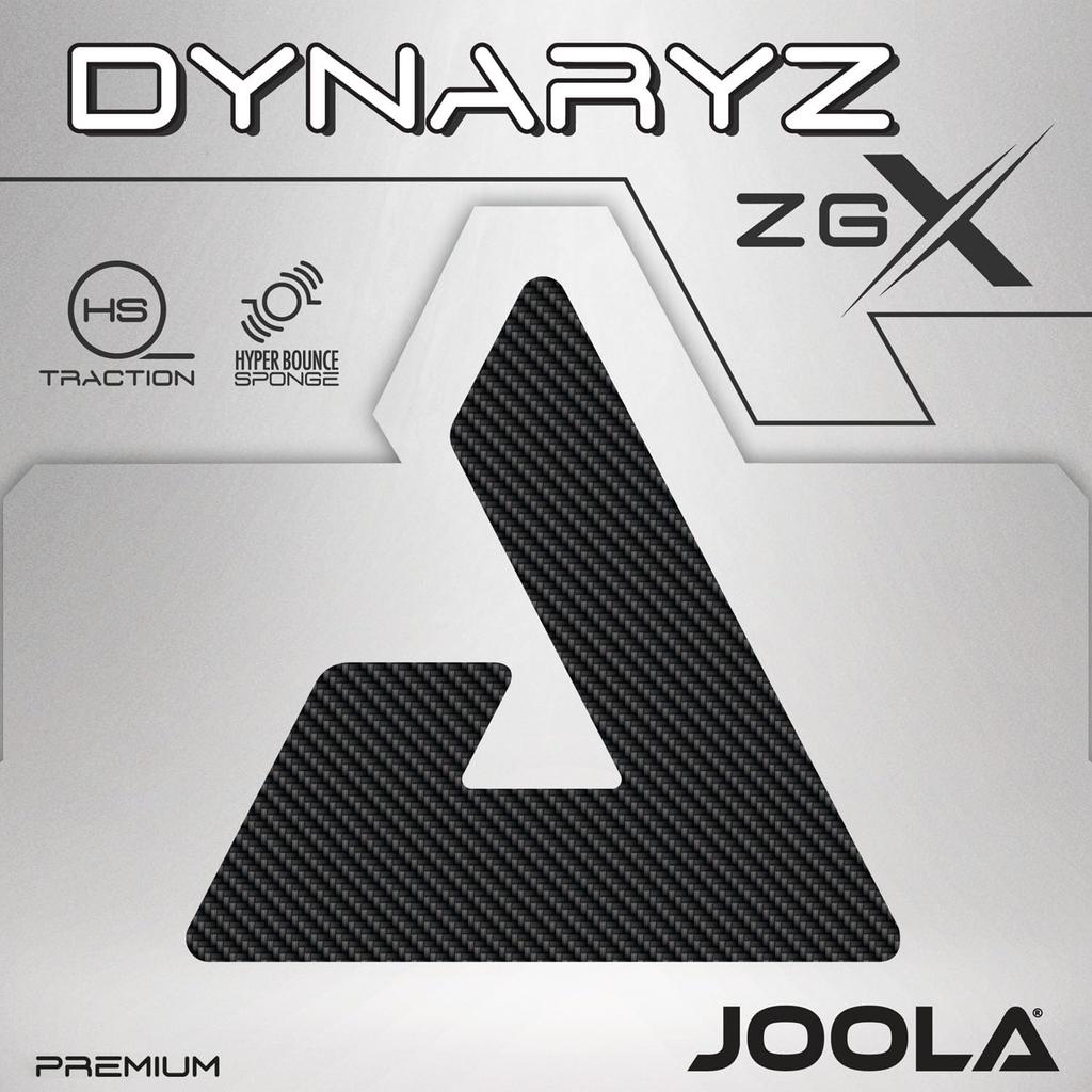 JOOLA Table Tennis Rubber Dynalize ZGX Micro Adhesive X Tension Grip Power Rotation Power Black MAX 70490