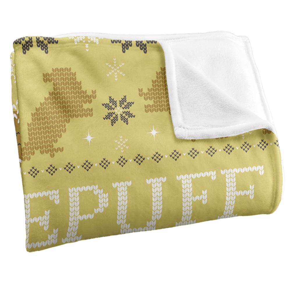 Harry Potter Hufflepuff Fair Isle Blanket