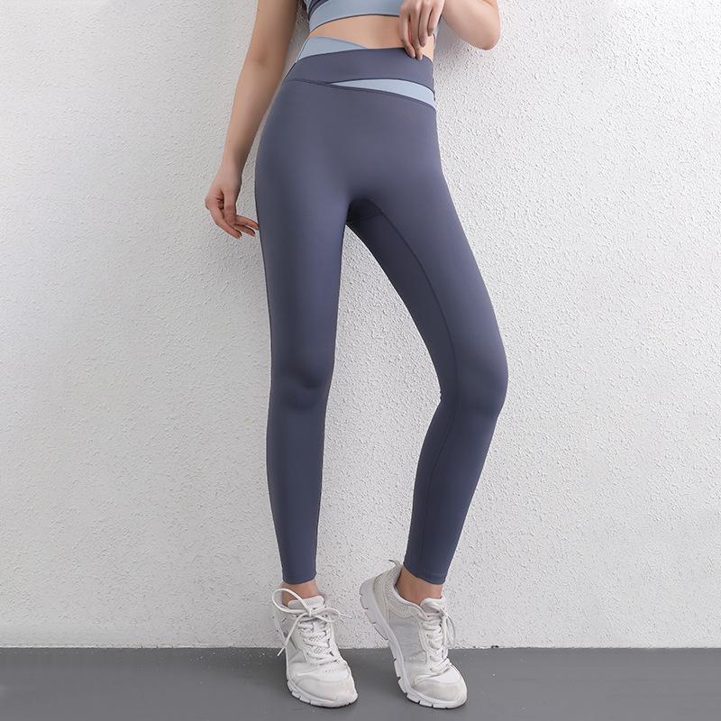 Women's High-Waist Yoga Pants: Thin, Peach Hip Lift, Tummy Control, Quick-Dry, Tight Fit for Spring/Summer Running & Training