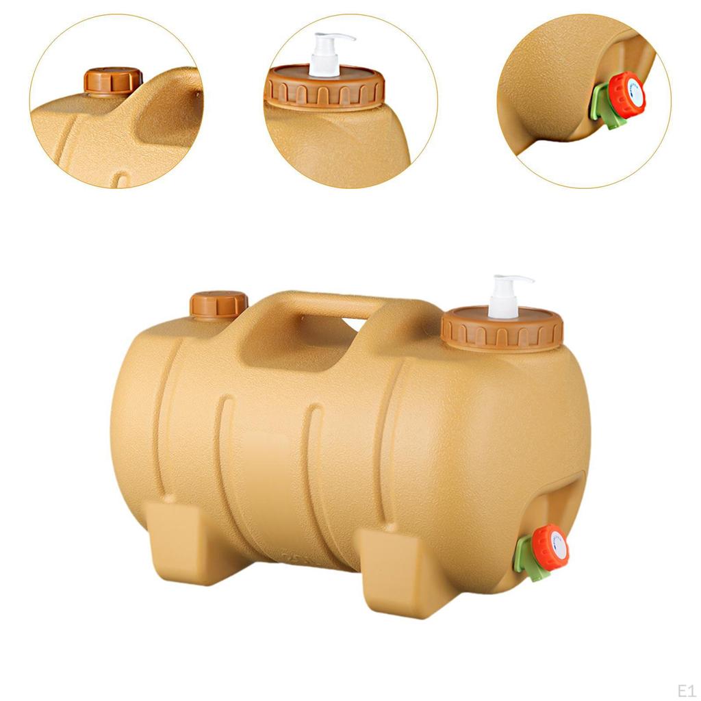 Piggy Shaped Water Container Canister 20 L Lightweight Storage Cute with Spigot Jug for