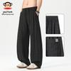 Calças Casuais Masculinas de Linho Tencel