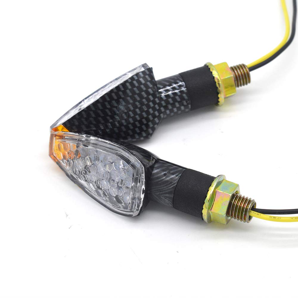 evomosa Turn Signal Lamp, Turn Light, LED, Motorcycle, Double-sided Luminous, General, Front and Rear