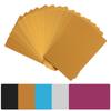 50Pcs/Set DIY Laser Engraving Metal Business Card Aluminum Alloy Blank Card for Marking Special Logo Printing Card Office Supply
