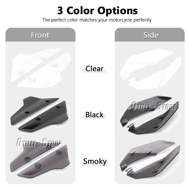 New Front Side Windshield Windscreen Deflector Motorcycle Accessories For HONDA XL750 TRANSALP XL 750 Transalp 2023 2024
