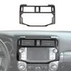 Center Console GPS Navigation Cover Trim Panel for 4Runner 2010- Matte Black