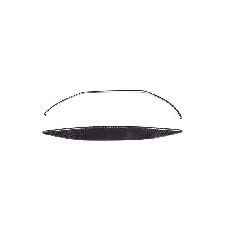 For Maserati Giberit 2014-2020 Real Carbon Fiber Car Central Control Air Outlet Frame Sticker Car Interior Accessories