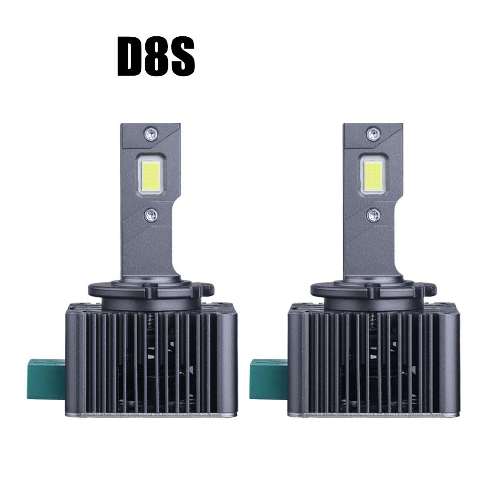 

D1S Светодиодные фары Автомобильный свет D2S D3S D4S D5S D8S Plug&Play D2R D4R 1:1 турбо автомобильная лампа для фар 6000К 2 PCS Bulbs