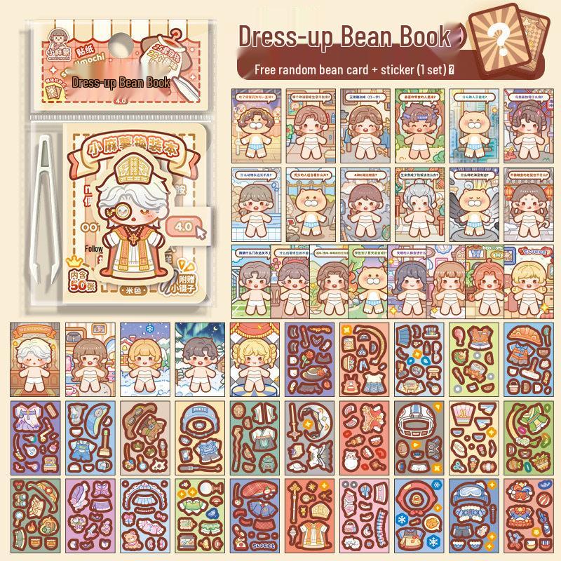 Little Mochi 6.0 Outfit: Complete Children's DIY Miniature Scene Decoration Sticker Set