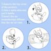 Freshener - Cartoon Car Diffuser - Car Fan Creative Car Perfume Decoration Accessories With 2 Scents