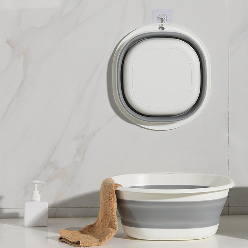 Household Folding Basins Portable Wash Basins Laundry Tub Bathroom Kitchen Dormitory Student Washbasin Travel Folding Wash Basin