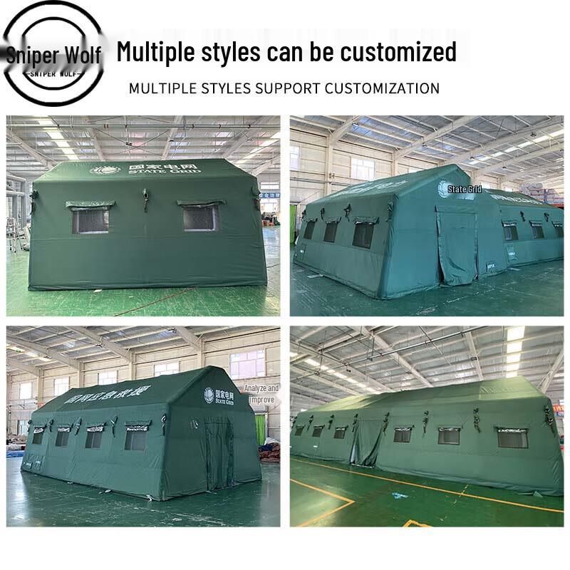 Post Green Emergency Inflatable Rescue Tent