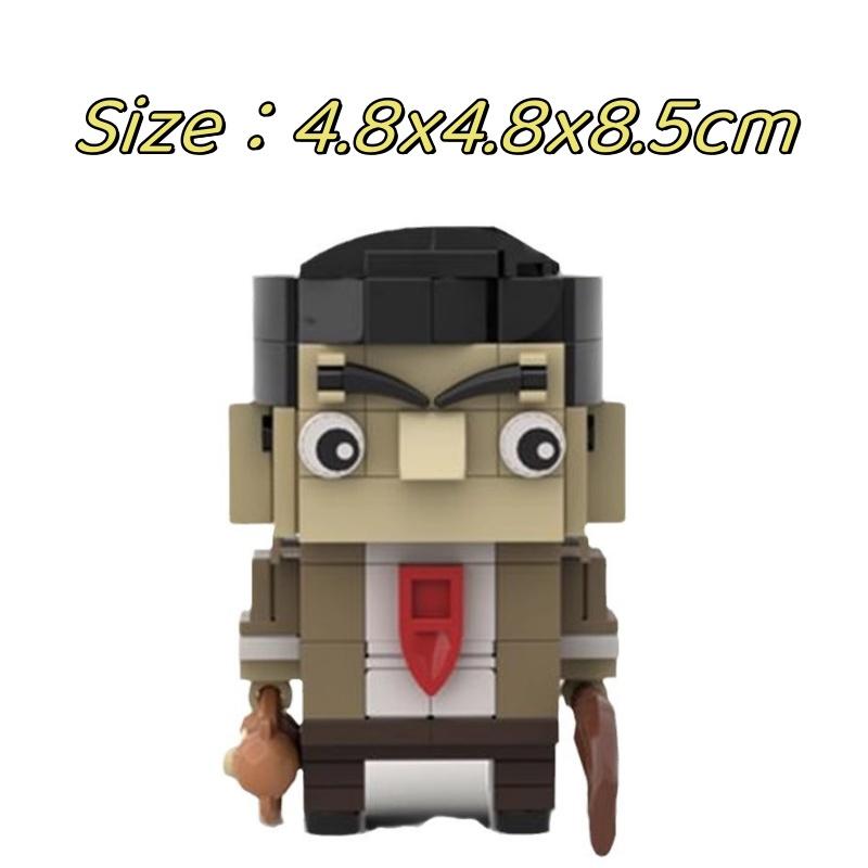 

Фильм Добрые предзнаменования Ангелы Азирафель Демоны Кроули Brickheadz Строительные блоки Фигурки Комедийные персонажи Игрушки Подарки Бин