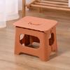 SDGYS3G Folding Chair Outdoor Compact Step Stool Ladder Children Adults Seat Lightweight Orange Convenient Storage 211616 Space Saving Does Not Take